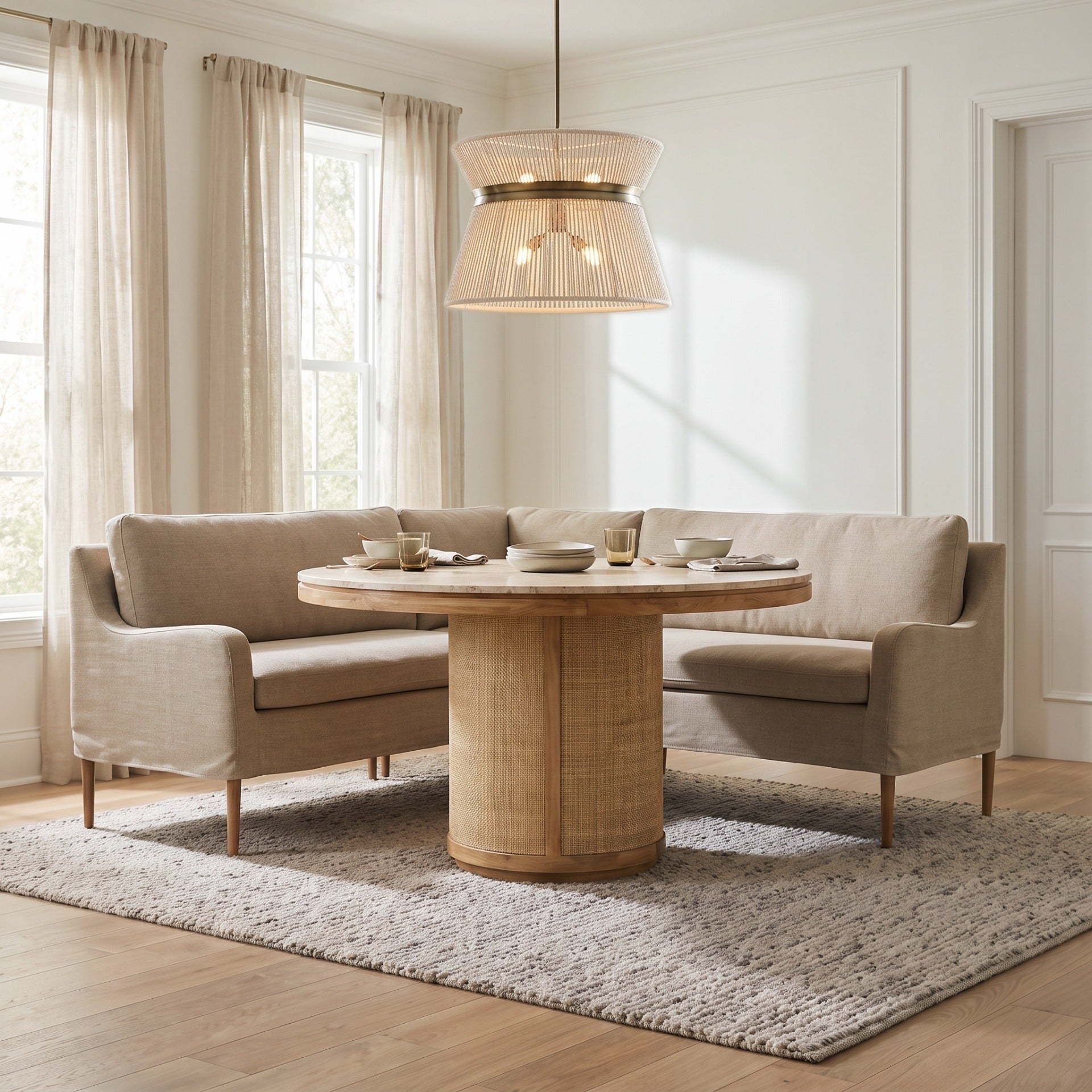 Keiichi Buckland Round Dining Table - 120cm