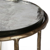 Keiichi Chamber Side Table – Antique Gold