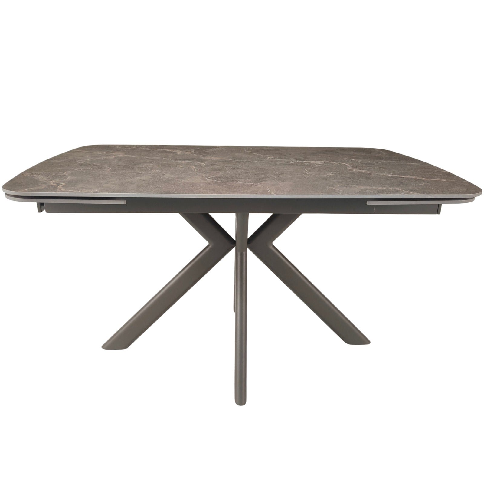 Keiichi Cote Extending Dining Table – Latte Stone Ceramic – 140-200cm