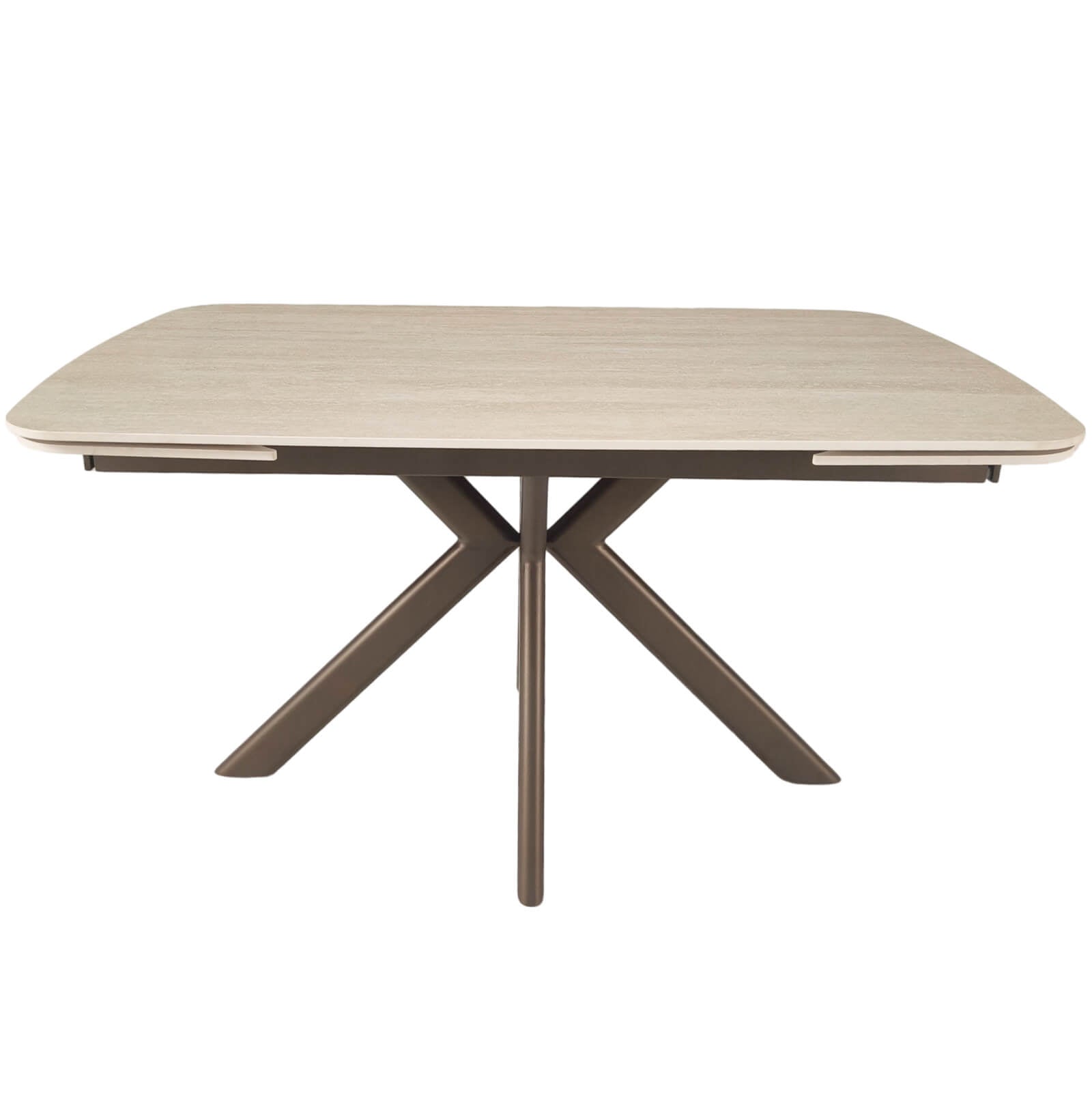 Keiichi Cote Extending Dining Table – Travertine Ceramic – 140-200cm
