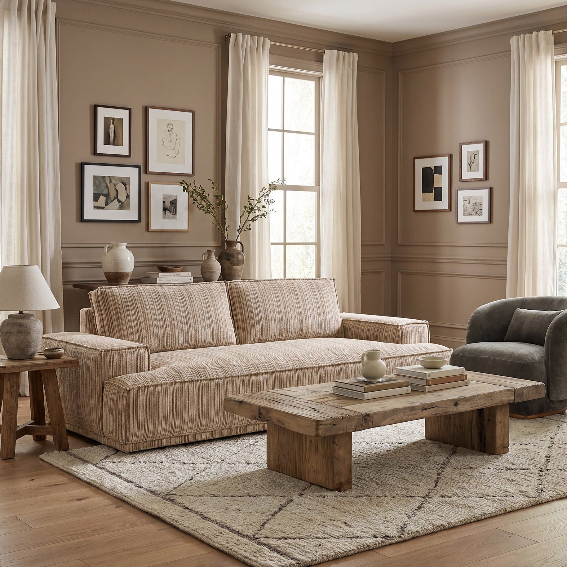 Keiichi Heythrop Swivel Chair – Moss