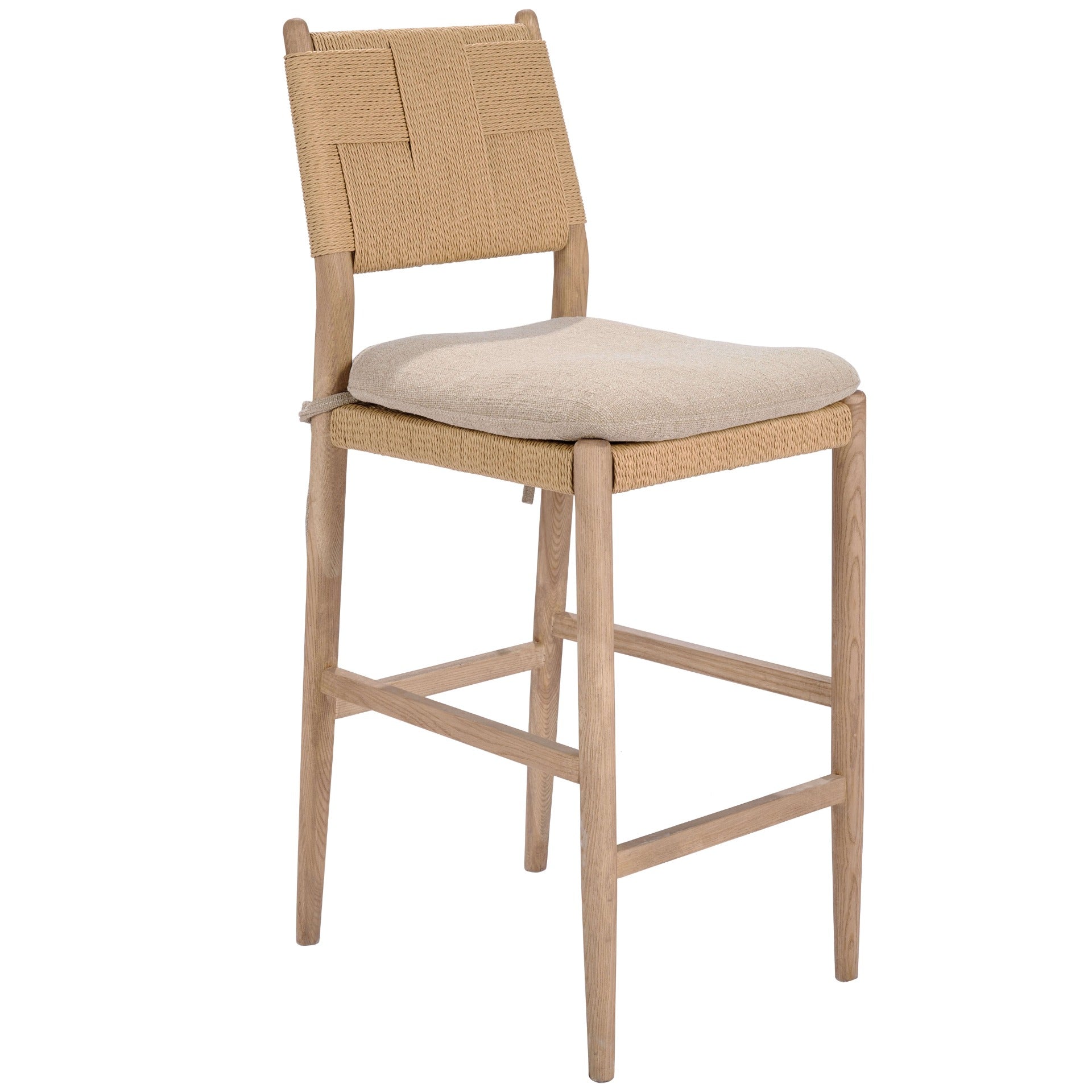 Keiichi Radford Counter Stool – Fabric Seat