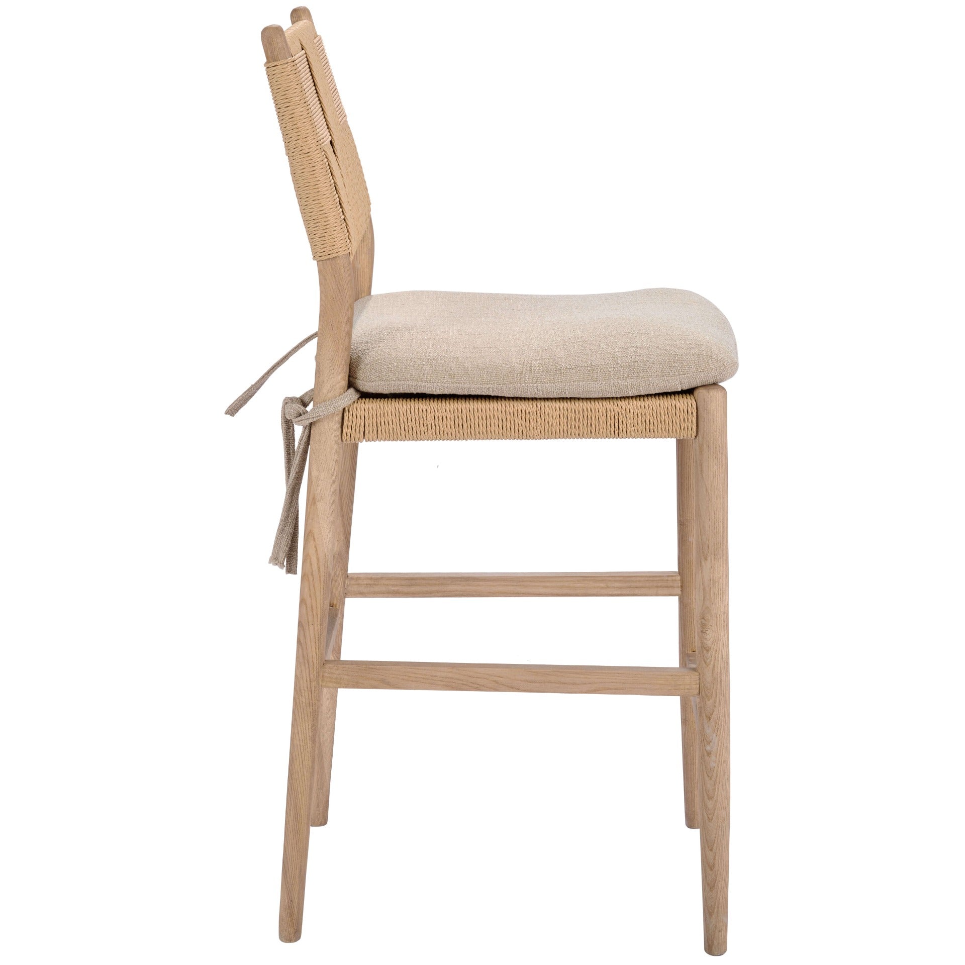 Keiichi Radford Counter Stool – Fabric Seat