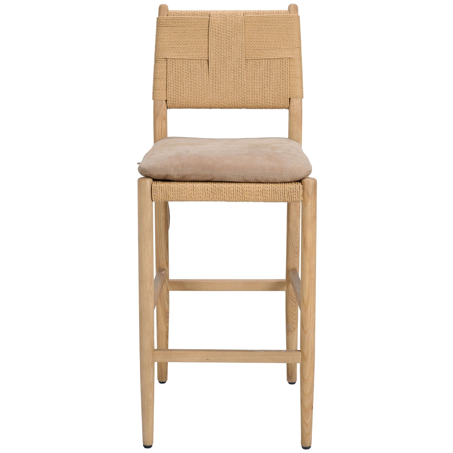 Keiichi Radford Counter Stool – Leather Seat Cushion