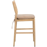 Keiichi Radford Counter Stool – Leather Seat Cushion