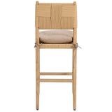 Keiichi Radford Counter Stool – Leather Seat Cushion