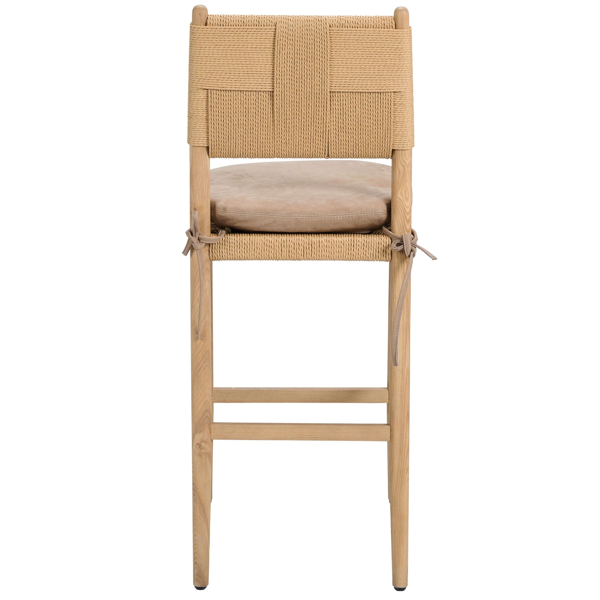 Keiichi Radford Counter Stool – Leather Seat Cushion