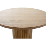 Keiichi Reeded Oak Round Dining Table