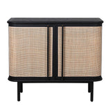 Keita Sideboard in Oak and Cane – 2 Doors