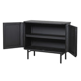 Keita Sideboard in Oak and Cane – 2 Doors