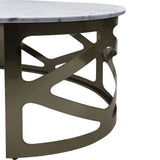 Libra Interiors Metropolitan Coffee Table – Metallic Black Nickel