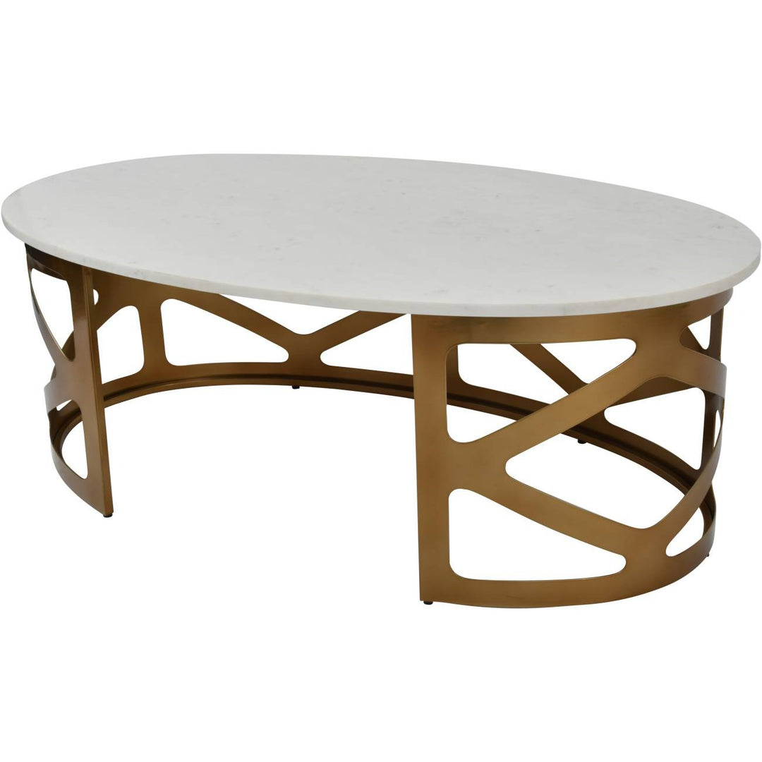 Libra Interiors Metropolitan Coffee Table – Satin Bronze