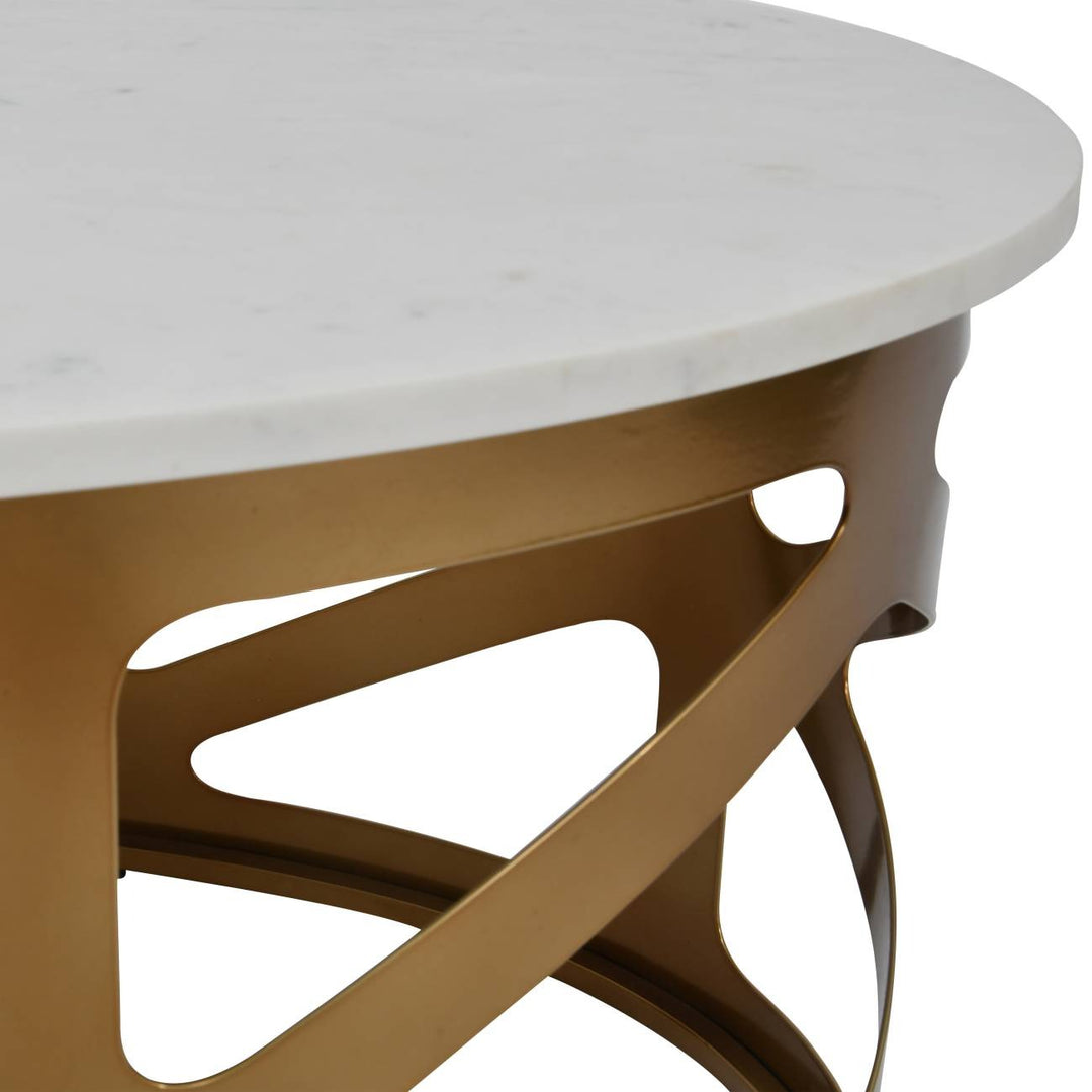 Libra Interiors Metropolitan Coffee Table – Satin Bronze