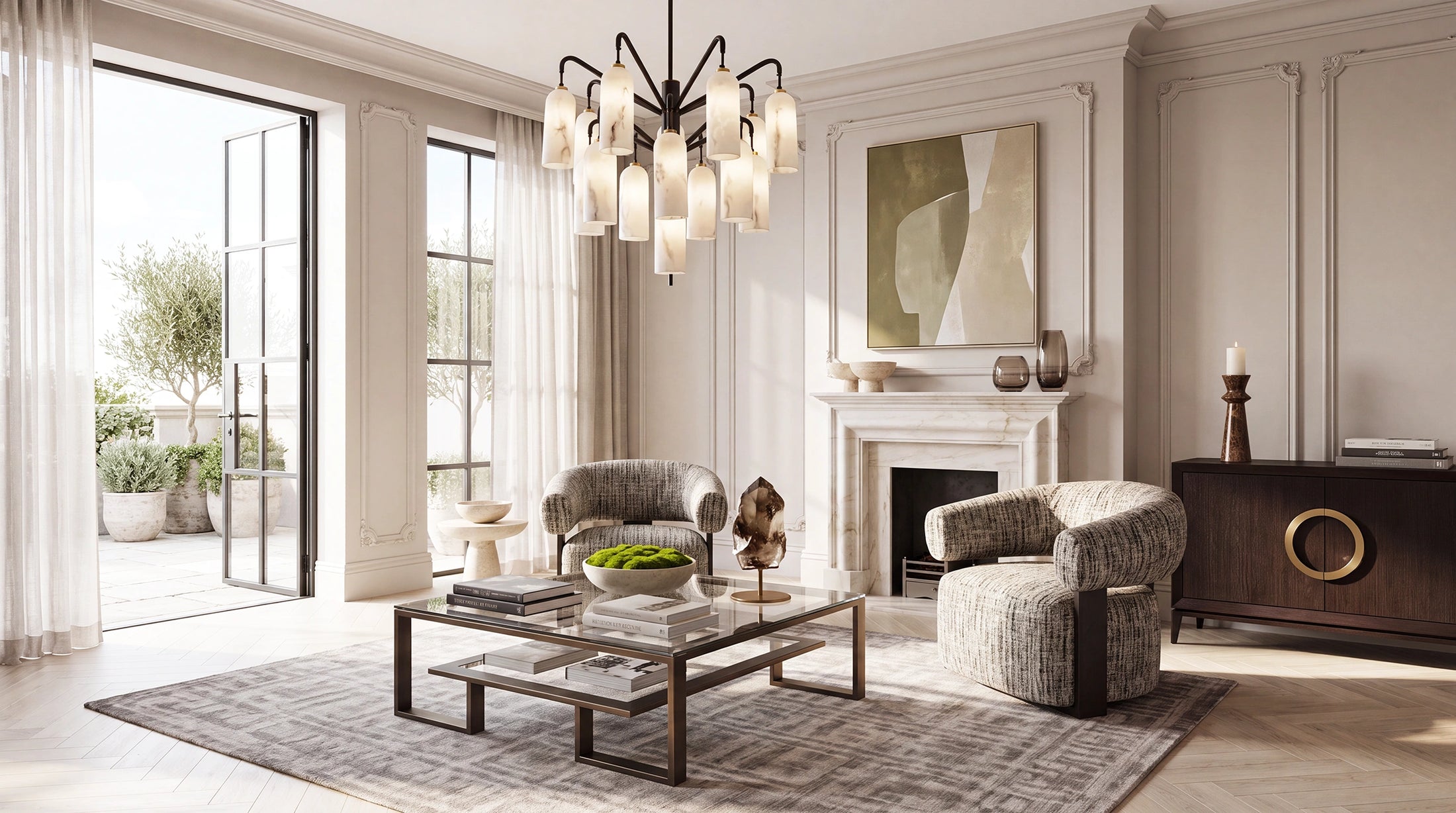 Liang & Eimil coffee table in an elegant lounge.