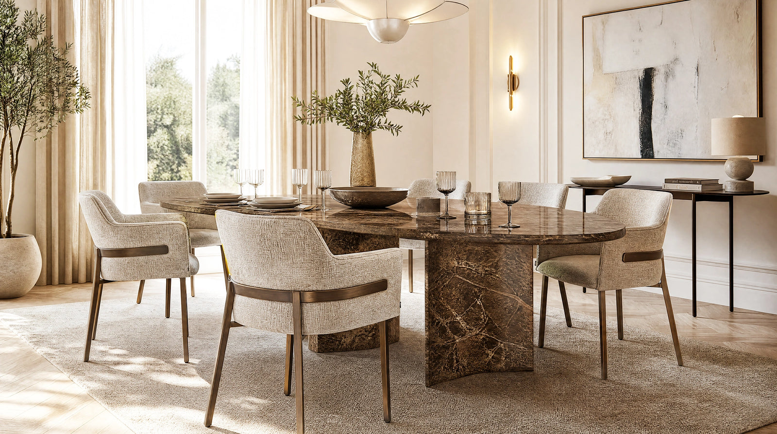 Liang & Eimil Tessa Dining Chair – Field Beige (CRIB 5) – Set of 2