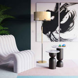 Babel Nesting Side Tables (set of 2) - Matt Black