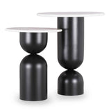 Babel Nesting Side Tables (set of 2) - Matt Black