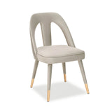 Liang & Eimil Pigalle Chair Kaster Light Grey Velvet