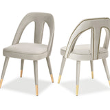 Liang & Eimil Pigalle Chair Kaster Light Grey Velvet