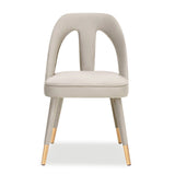 Liang & Eimil Pigalle Chair Kaster Light Grey Velvet
