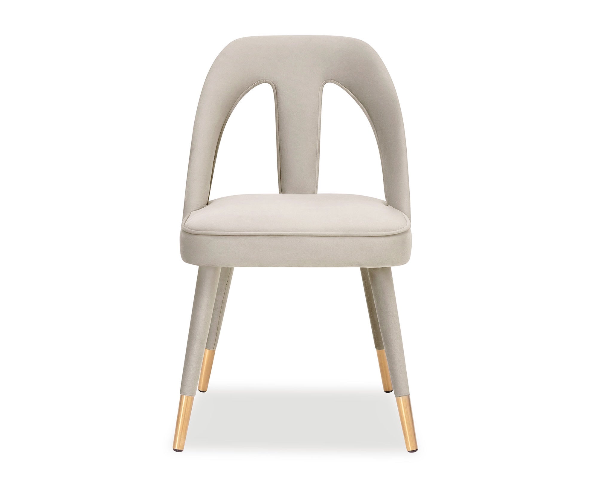 Liang & Eimil Pigalle Chair Kaster Light Grey Velvet