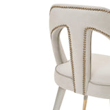 Liang & Eimil Pigalle Chair Kaster Light Grey Velvet
