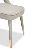 Liang & Eimil Pigalle Chair Kaster Light Grey Velvet