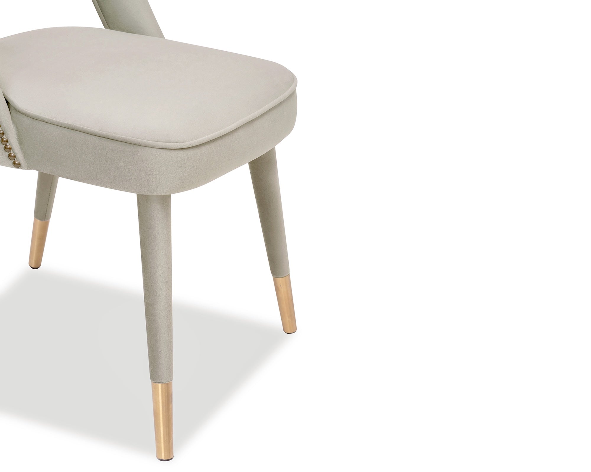 Liang & Eimil Pigalle Chair Kaster Light Grey Velvet