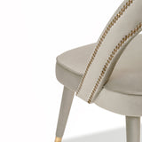 Liang & Eimil Pigalle Chair Kaster Light Grey Velvet