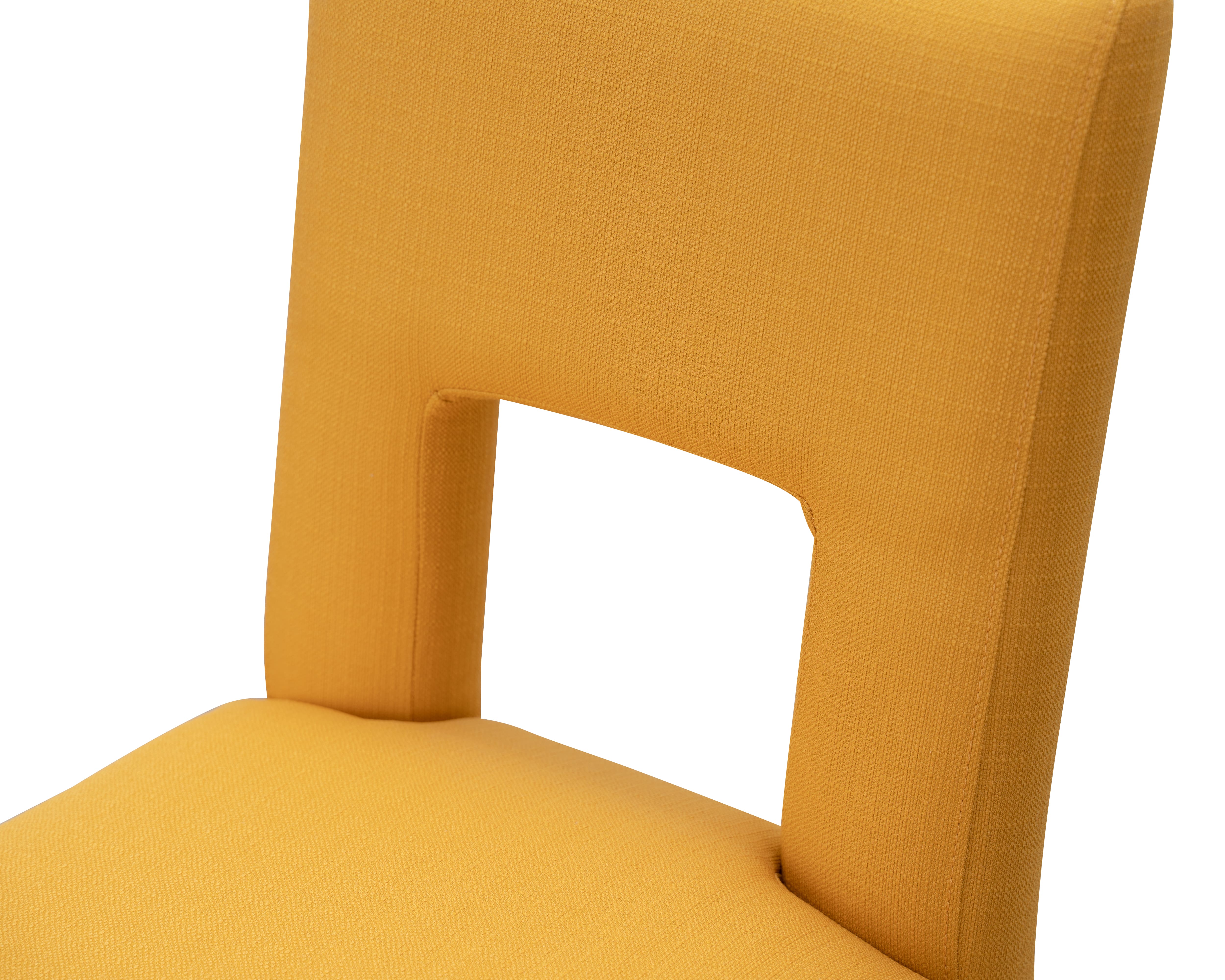 Venice Dining Chair  -  Mustard Linen