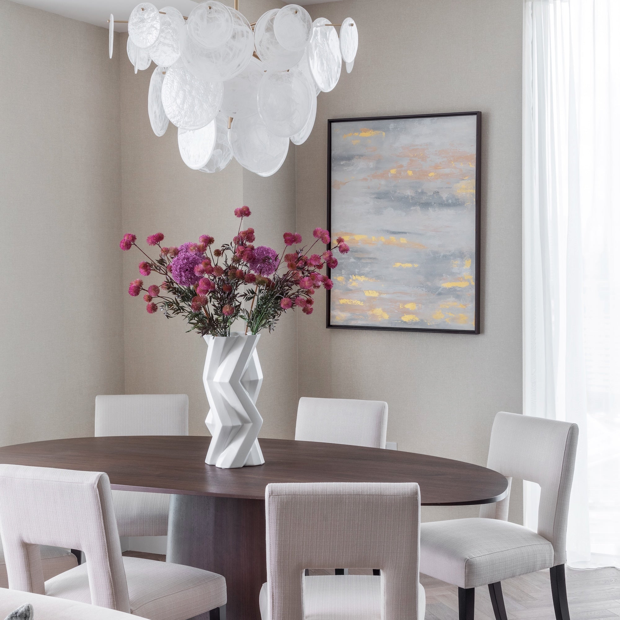 Liang & Eimil Venice Dining Chair in Sand Linen