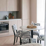 Alfama Dining Chair - Zebra Black & White