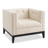 Liang & Eimil Beige Chenille (Linen Effect) Joel Occasional Chair