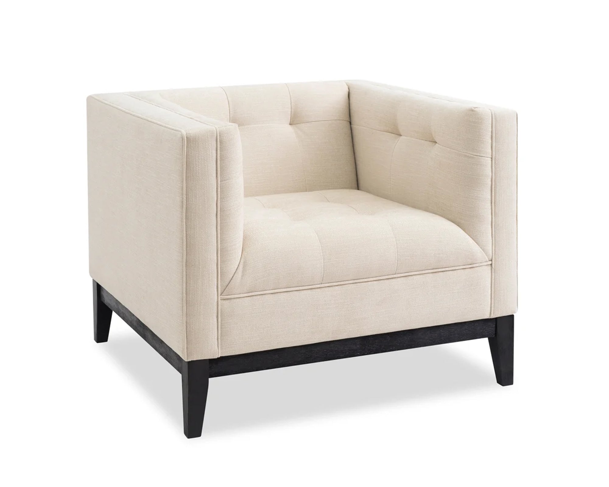 Liang & Eimil Beige Chenille (Linen Effect) Joel Occasional Chair