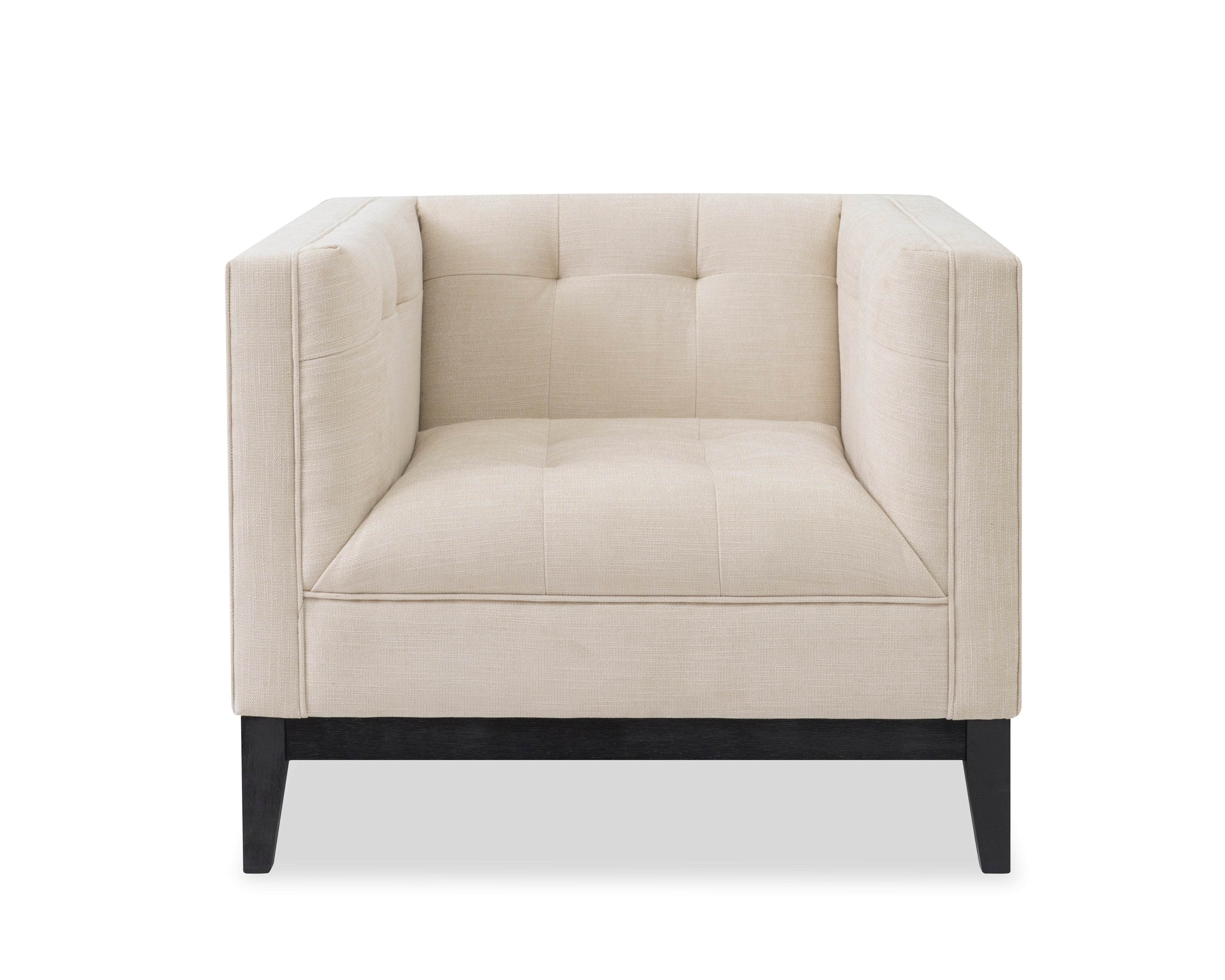 Joel Occasional Chair  -  Beige Chenille
