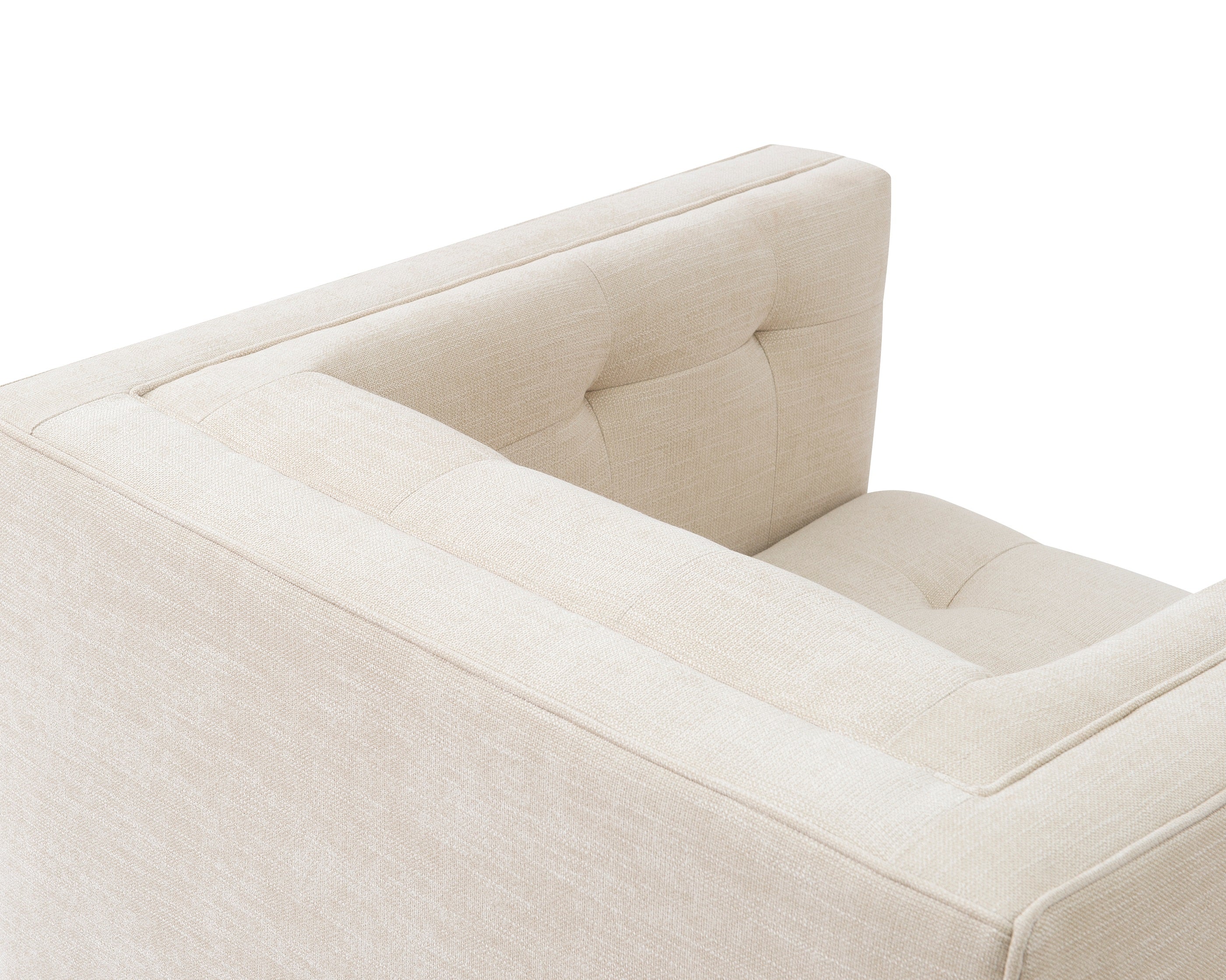 Joel Occasional Chair  -  Beige Chenille