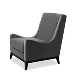 Lima Occasional Chair  -  Night Grey Velvet