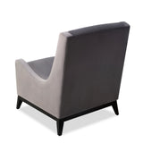 Lima Occasional Chair  -  Night Grey Velvet