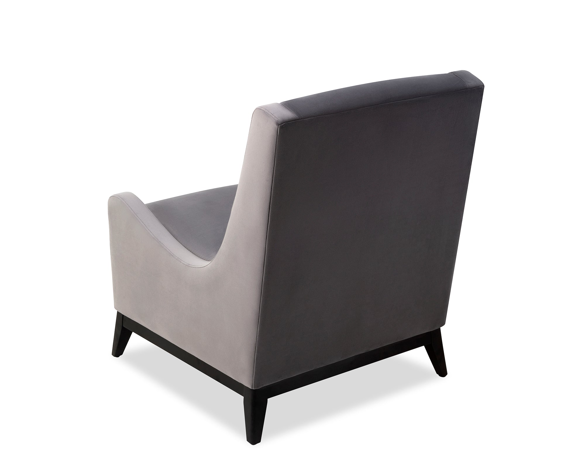 Lima Occasional Chair  -  Night Grey Velvet