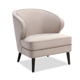 Liang & Eimil Lindsay Occasional Chair in Limestone Velvet Fabric