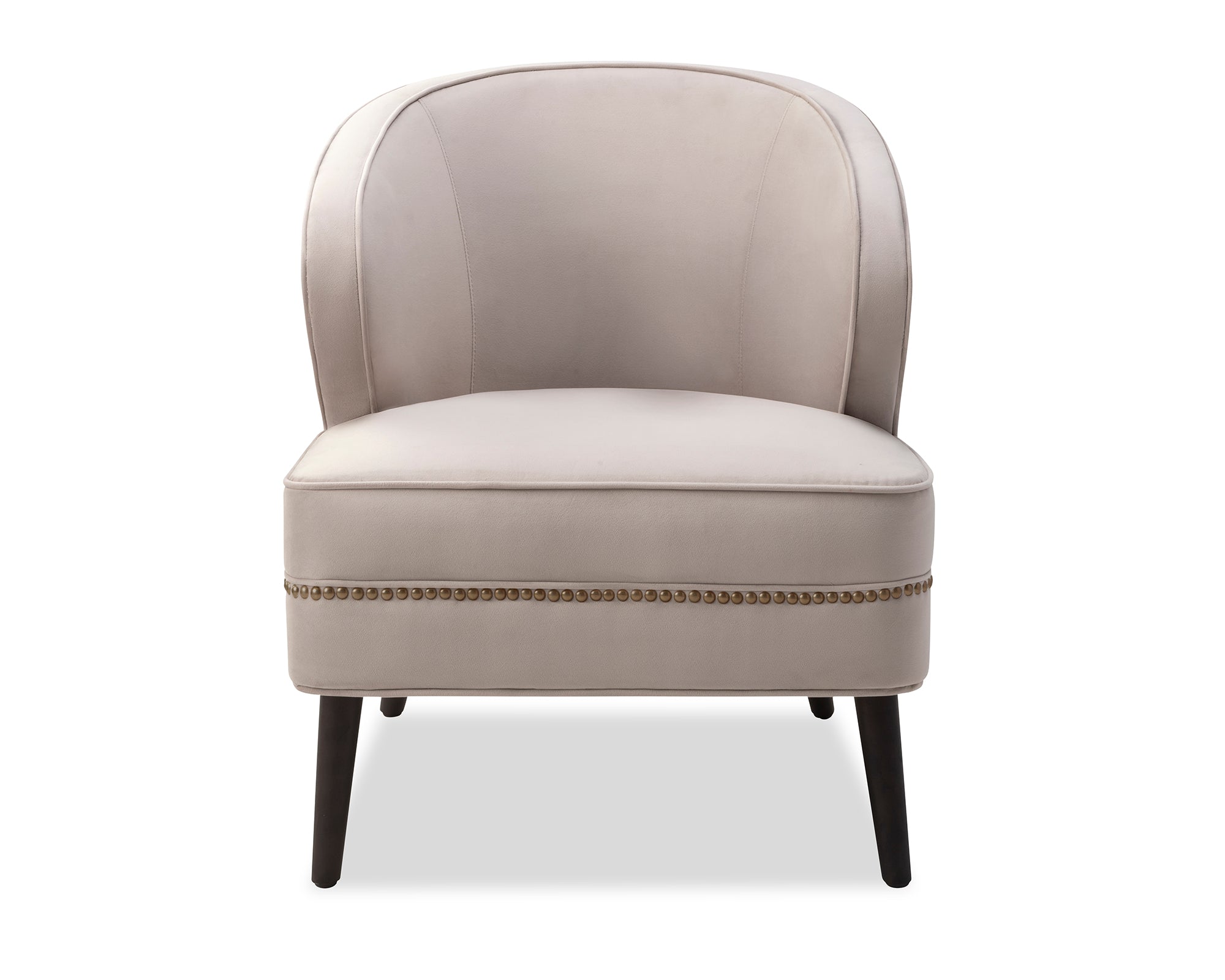 Lindsay Occasional Chair  - Limestone Velvet