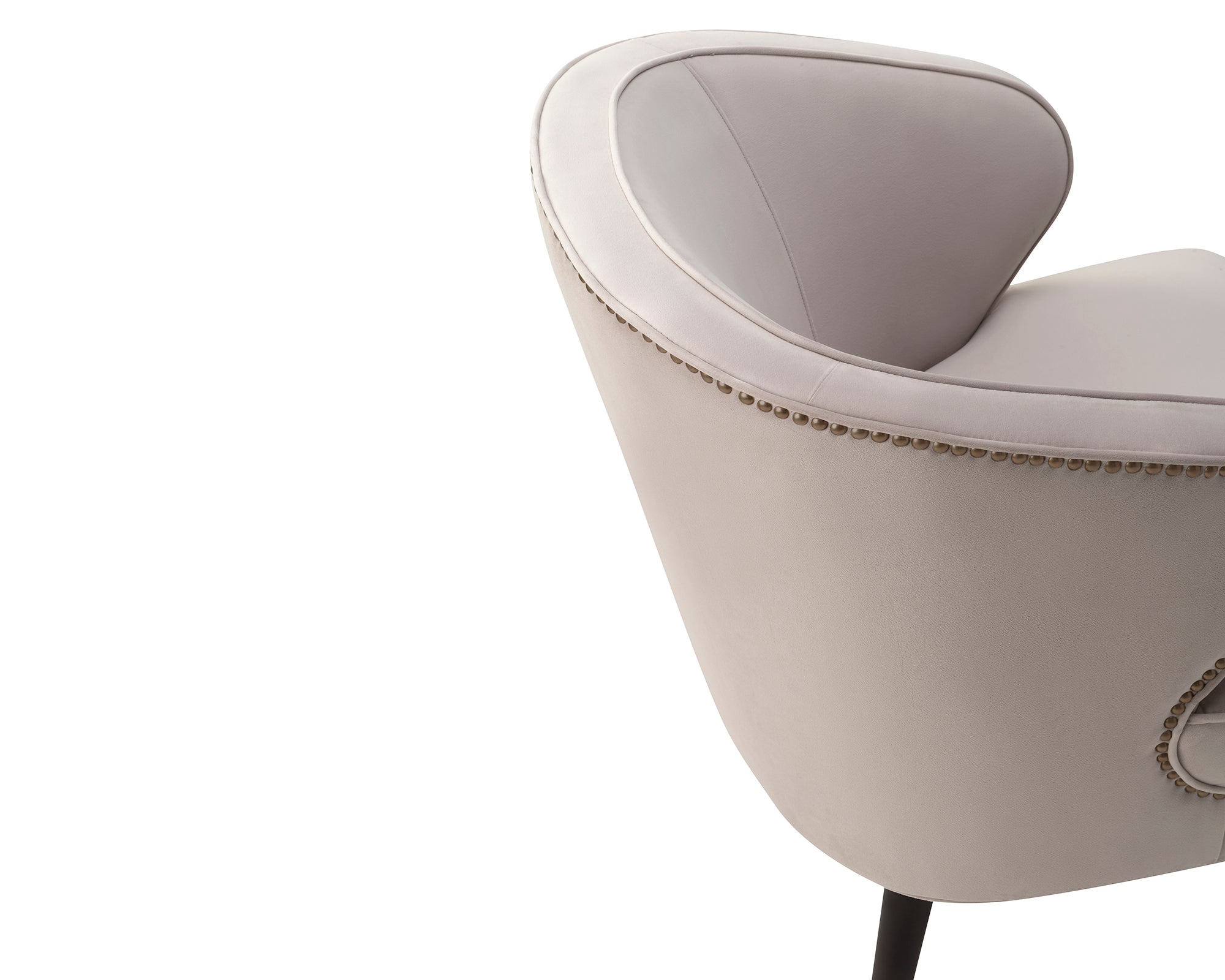 Lindsay Occasional Chair  - Limestone Velvet