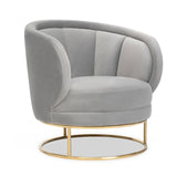 Liang & Eimil Mila Chair in Horizon Grey Velvet