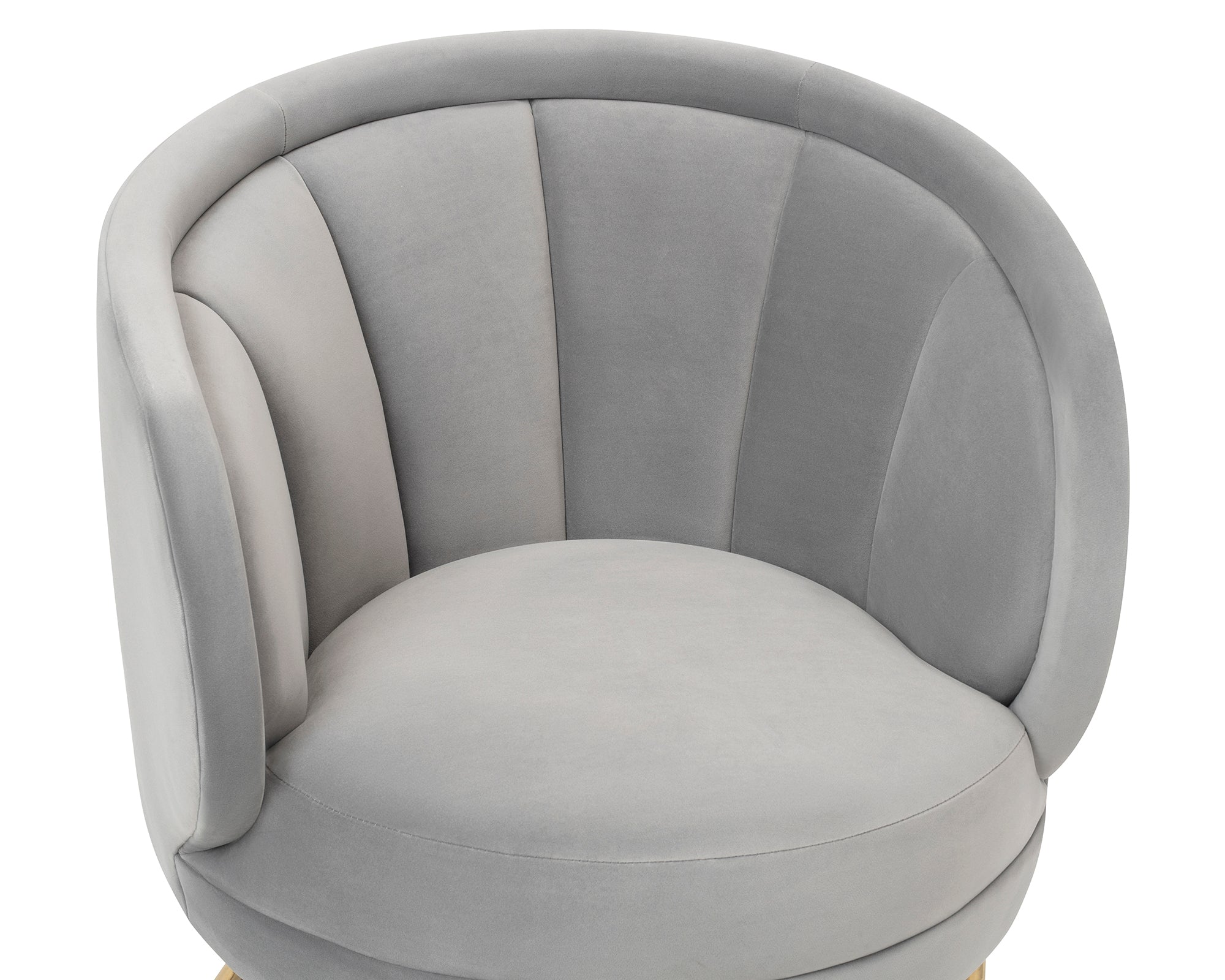 Mila Occasional Chair  - Kaster Horizion Grey Velvet