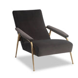 Liang & Eimil Rex Chair in Kaster Slate Grey Velvet