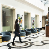 Liang & Eimil Vitale Chair in Baxter Deep Sea Velvet