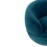 Vitale Occasional Chair Chair  -  Baxter Deep Sea Velvet