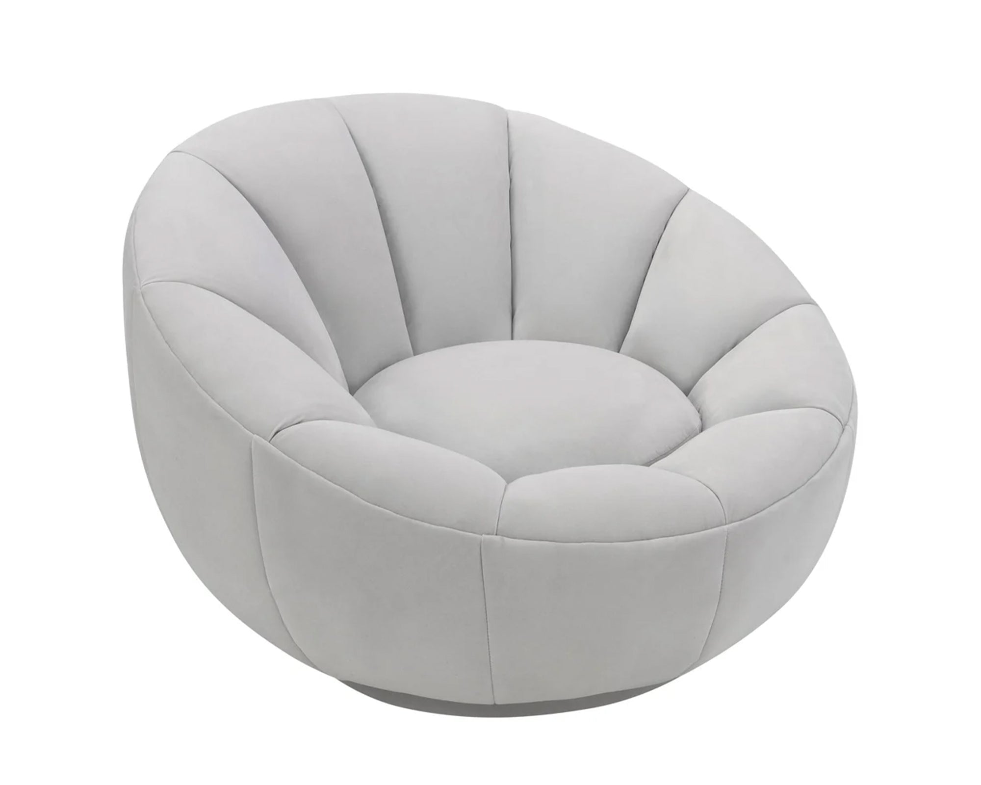 Liang & Eimil Paradise Swivel Chair with Toscana Misty Velvet