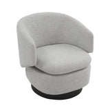 Liang & Eimil Scarpa Occasional Chair in Light Grey Fabric