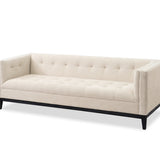 Joel 3 Seater Sofa  -  Beige Chenille